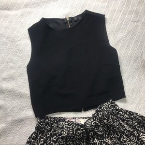 Black Crop Top